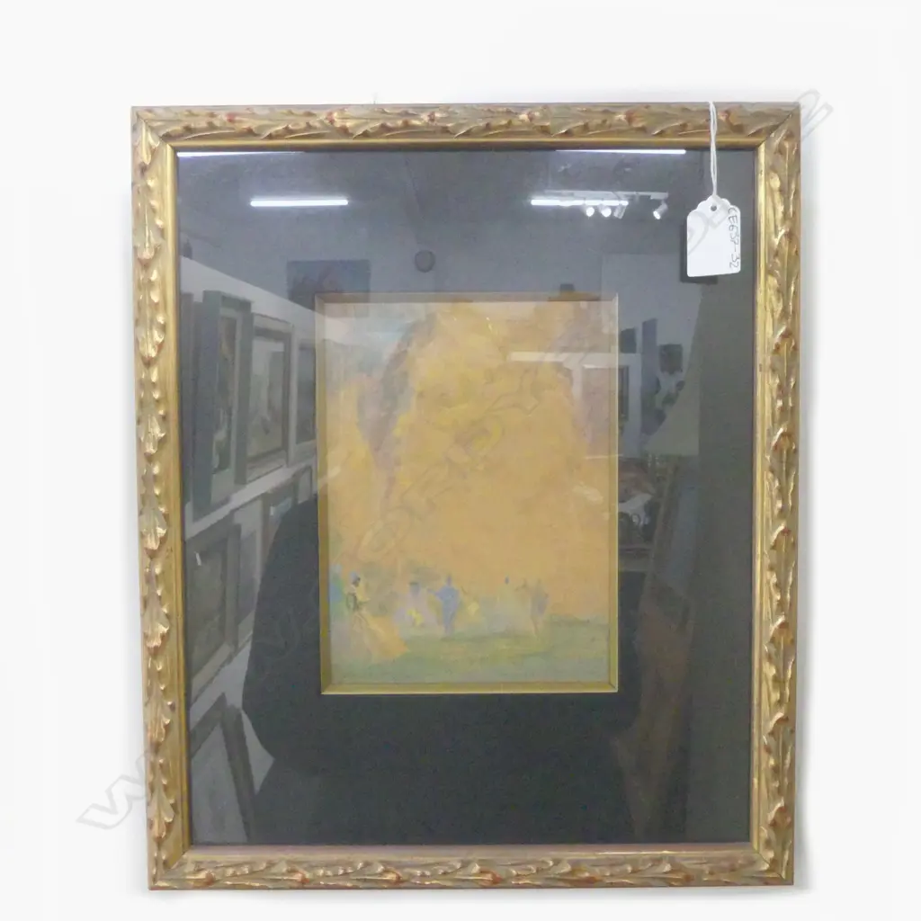 SIGNATURE INDISTINCT, UNTITLED DANCE SCENE, WORK ON PAPER, 190x140mm Image 1++