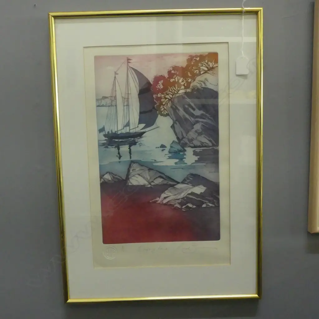   NZ LTD ED PRINT, ‘DRIFTING HOME’, 460x280mm Image 1++