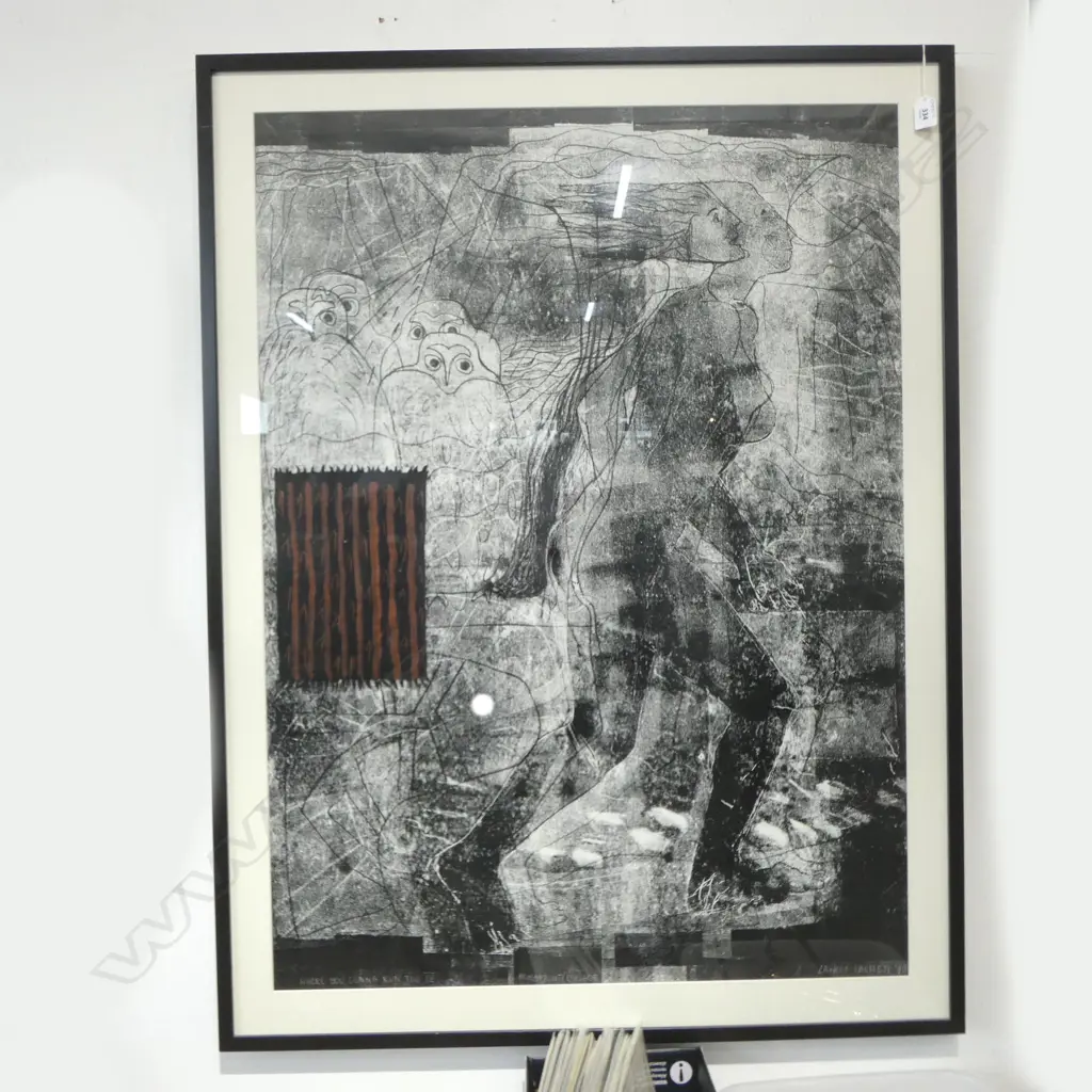 LAWLOR BARLETT, WHERE YOU GONNA RUN TOO IV, MIXED MEDIA, 980x720mm Image 1++