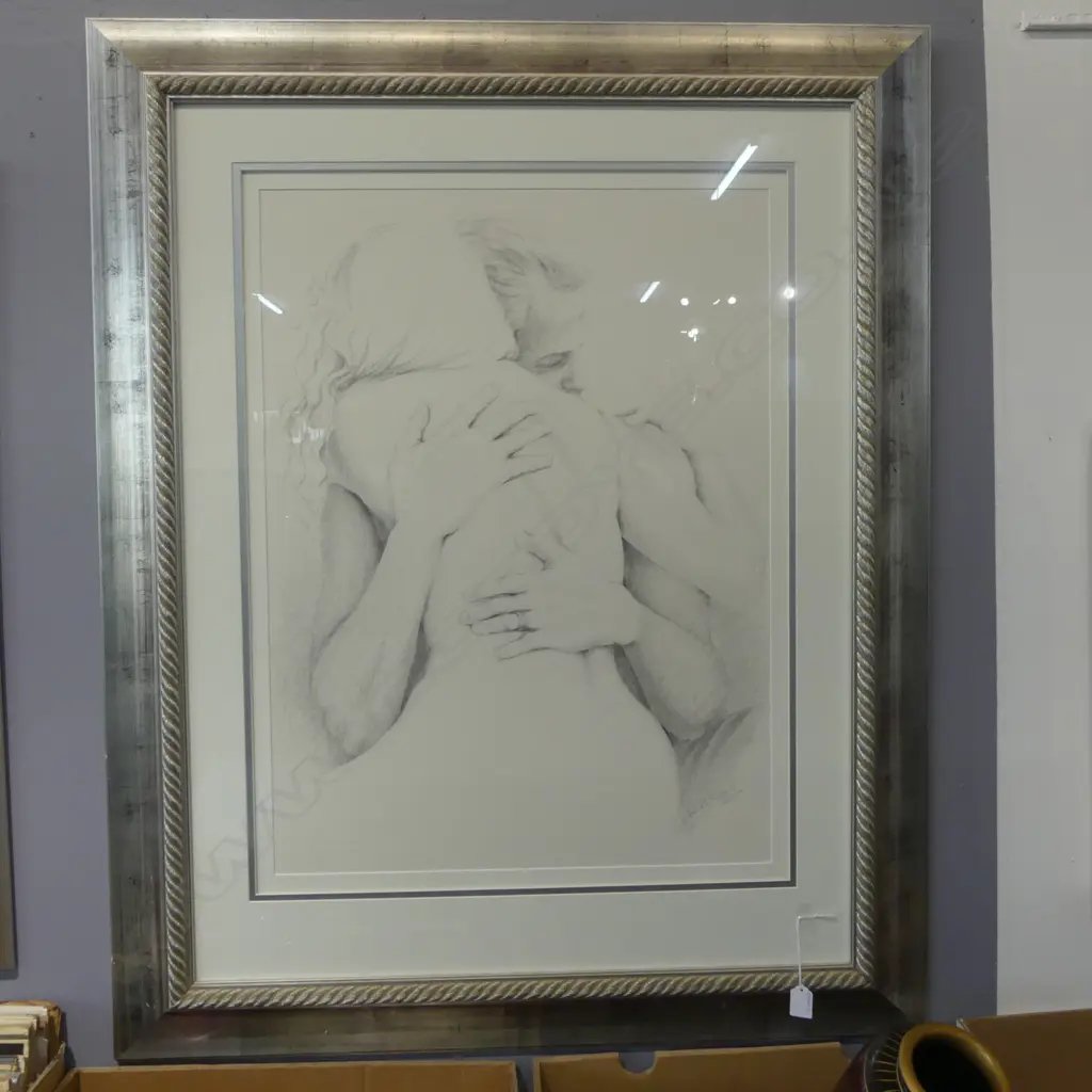 CECILIA RUSSELL, UNTITLED, GRAPHITE, SIGNED & DATED 2000, 750x550mm Image 1++