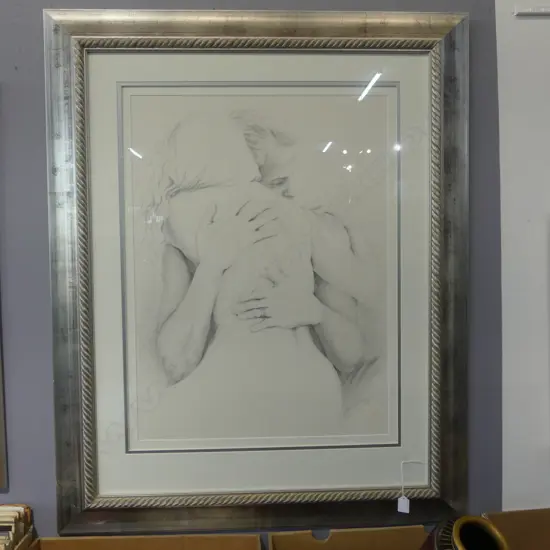 CECILIA RUSSELL, UNTITLED, GRAPHITE, SIGNED & DATED 2000, 750x550mm