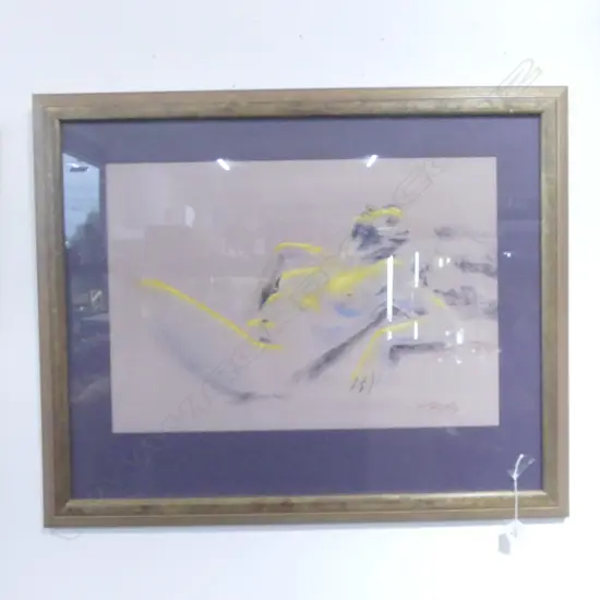 CECILIA RUSSELL, UNTITLED, GRAPHITE, SIGNED & DATED 2000, 610x440mm