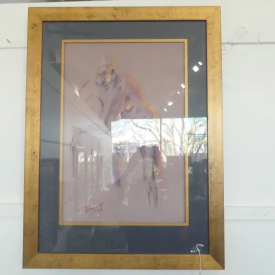 CECILIA RUSSELL, UNTITLED, PASTELS, SIGNED & DATED 2000, 640x430mm