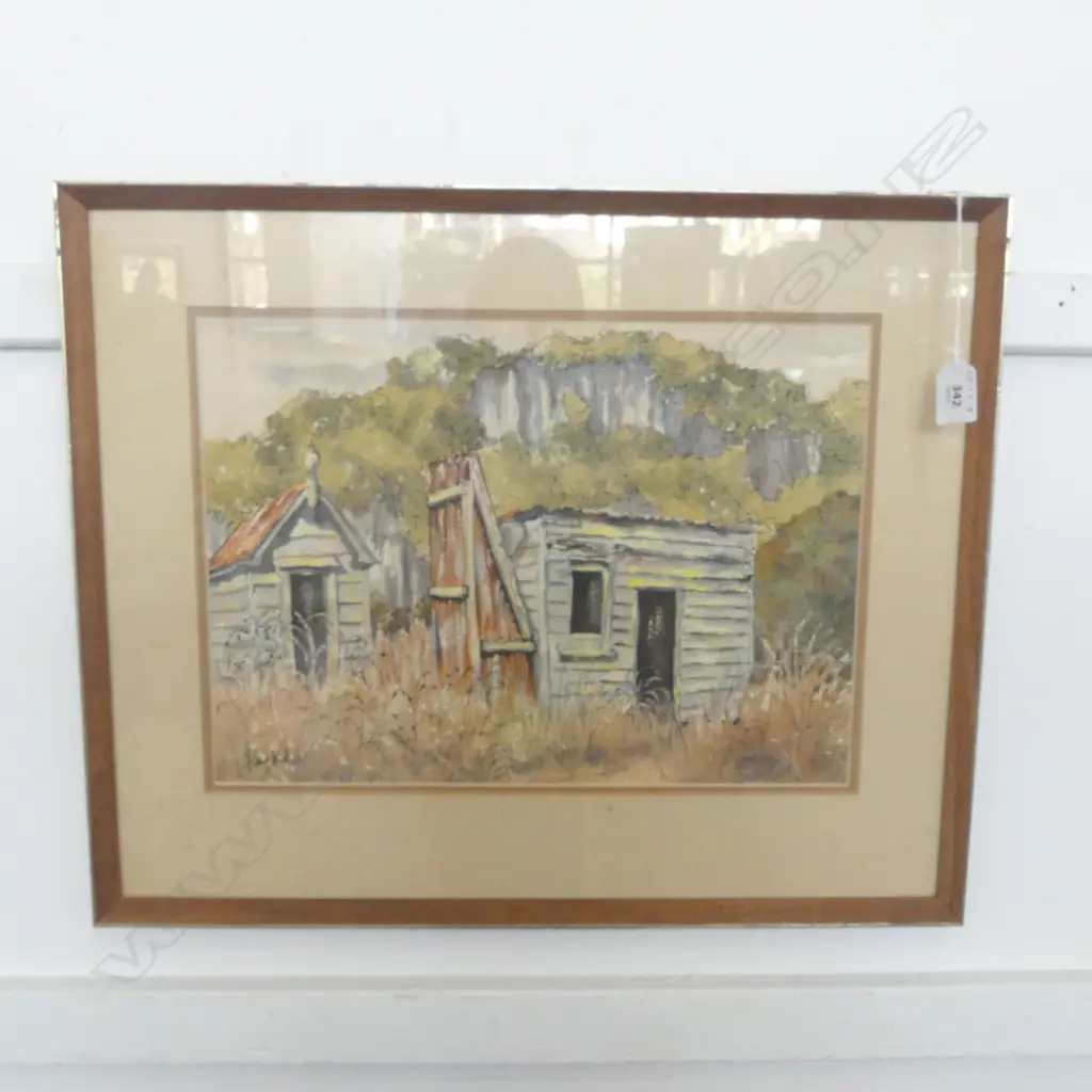 NZ KAY WALSH WATERCOLOUR 380x270mm Image 1++