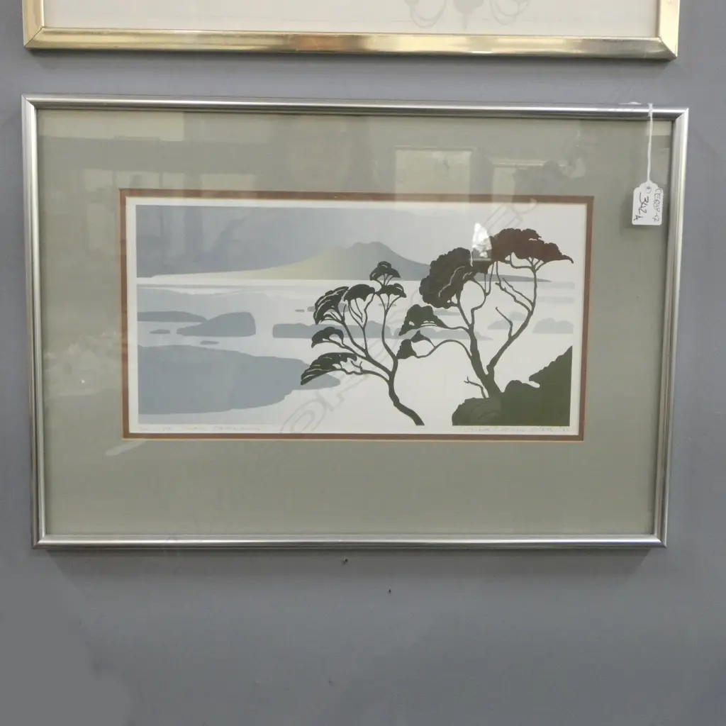 MALCOLM WARR, FROM TAKAPUNA, PRINT Ed. 34/150, 210x380mm Image 1++