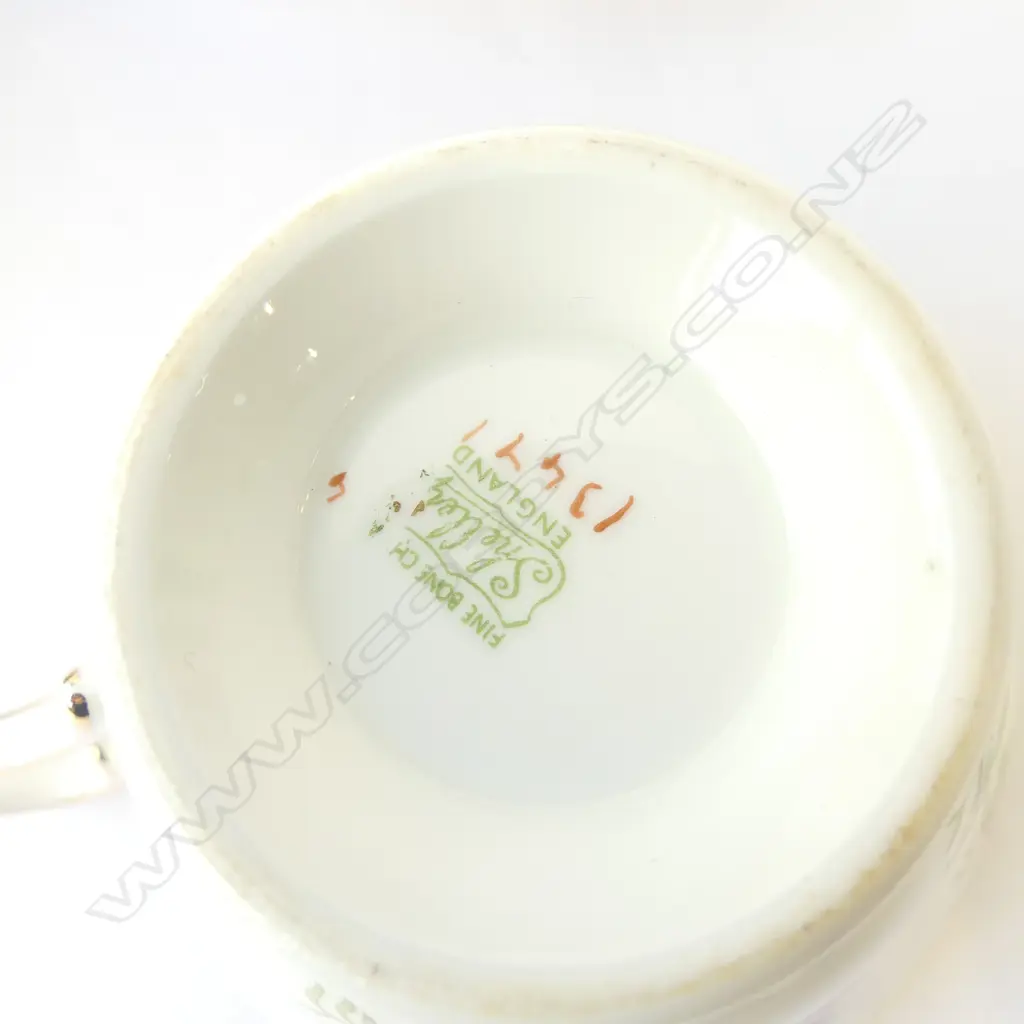 SHELLEY CHINA TEASET 6CSPS CAKE PLATE C/SUGAR PINK ROSE PAT Image 1++