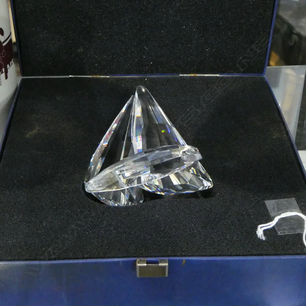 SWAROVSKI CRYSTAL YACHT H100MM Image 1++