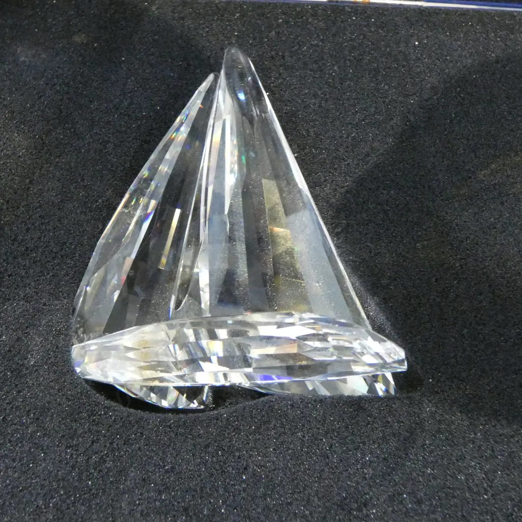 SWAROVSKI CRYSTAL YACHT H100MM Image 1++