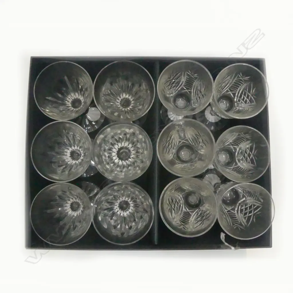 2 SETS OF 6 WATERFORD SWEET WINE GLASSES H120MM Image 1++