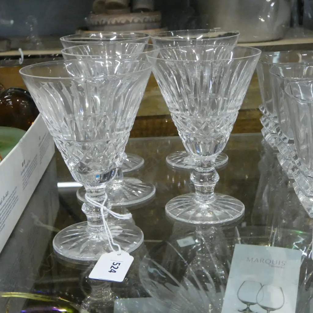 5 WATERFORD WINE GLASSES H130MM Image 1++