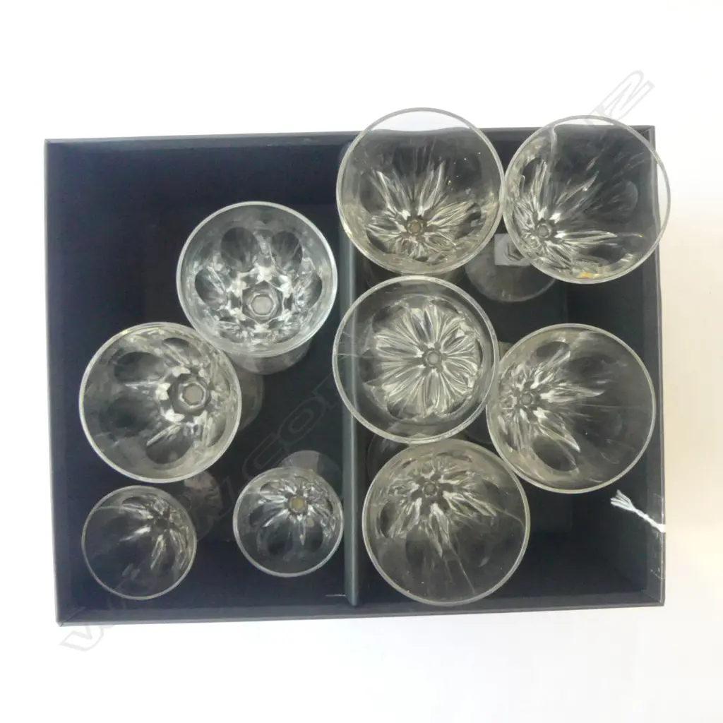 5&2&2 WATERFORD SWEET WINE GLASSES H140  110 & 95MM Image 1++
