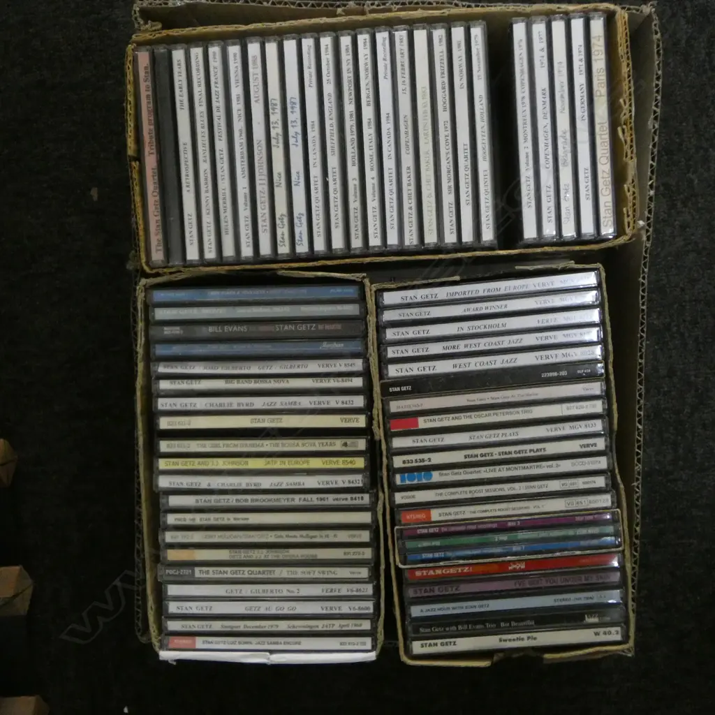 LARGE LOT OF STAN GETZ JAZZ CDS Image 1++