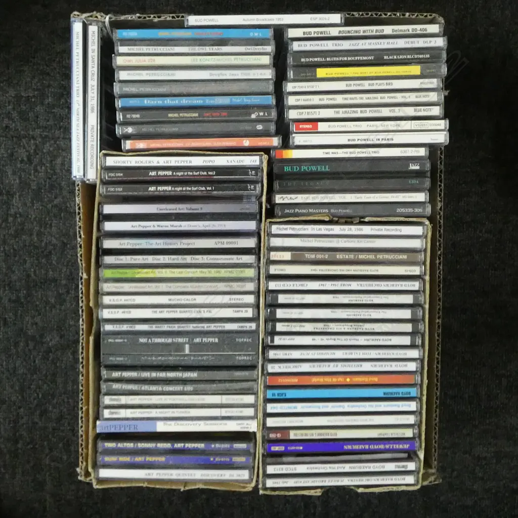 LOT ASST JAZZ CDS BUD POWELL/ART PEPPER ETC Image 1++