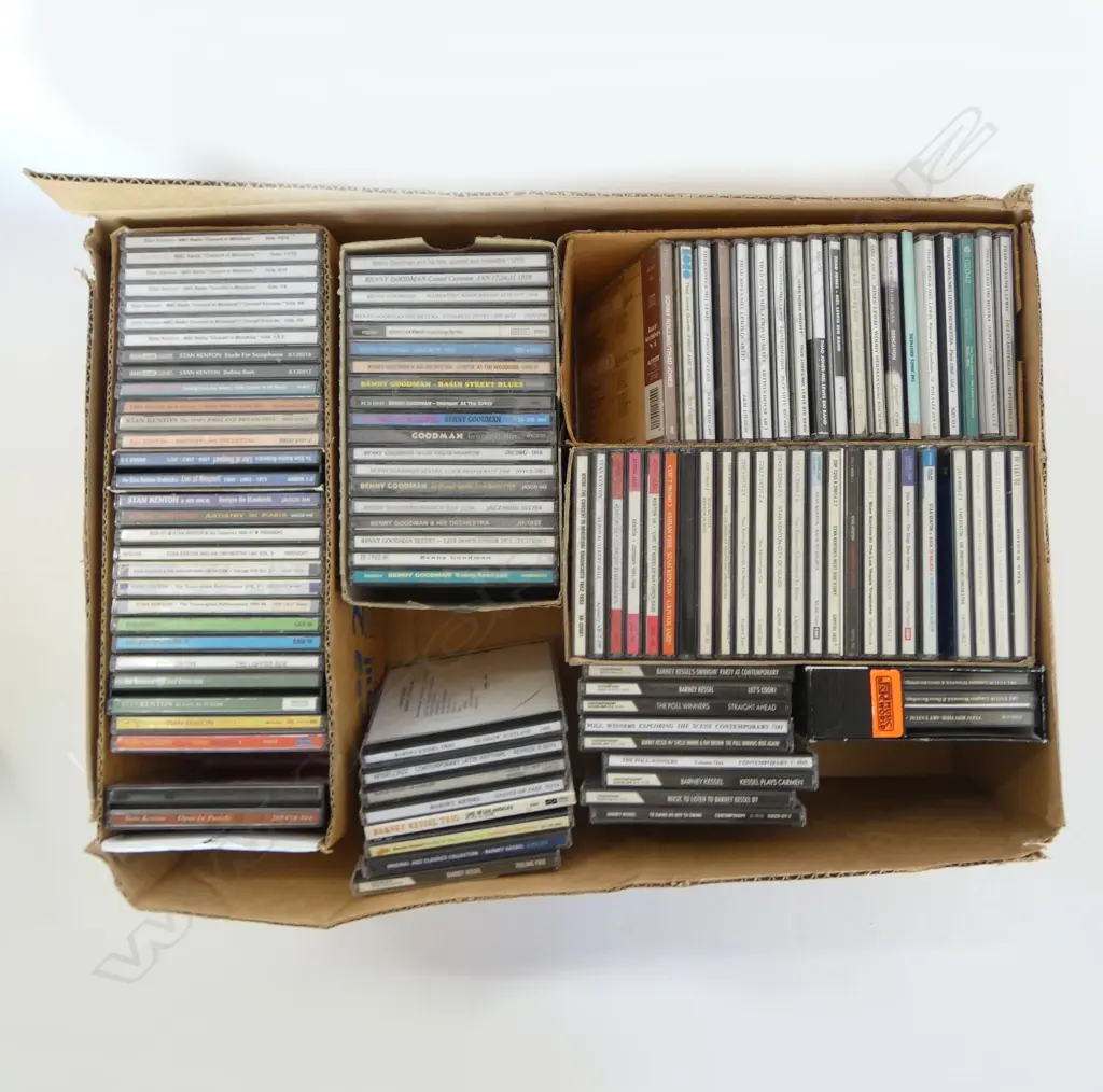 LARGE LOT OF ASST JAZZ CDS BARNEY KESSEL ETC Image 1++
