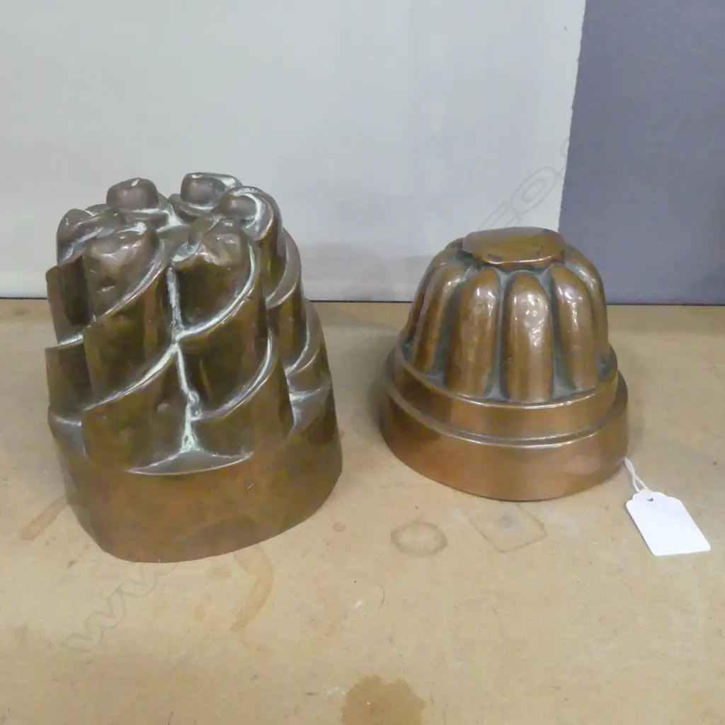 PR VICTORIAN COPPER FOOD MOULDS Image 1++