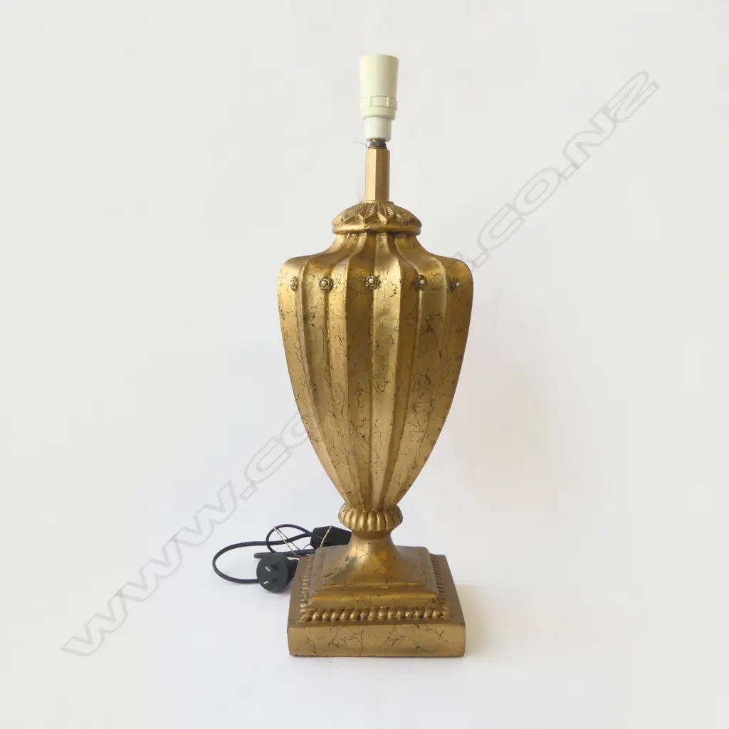 GOLD COLOURED TABLE LAMP H540MM Image 1++