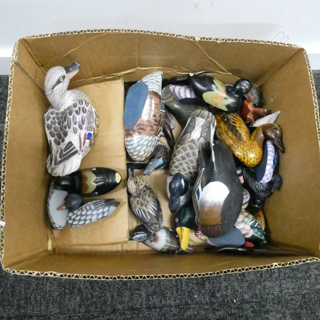 ASST. WOODEN DUCKS  Image 1++