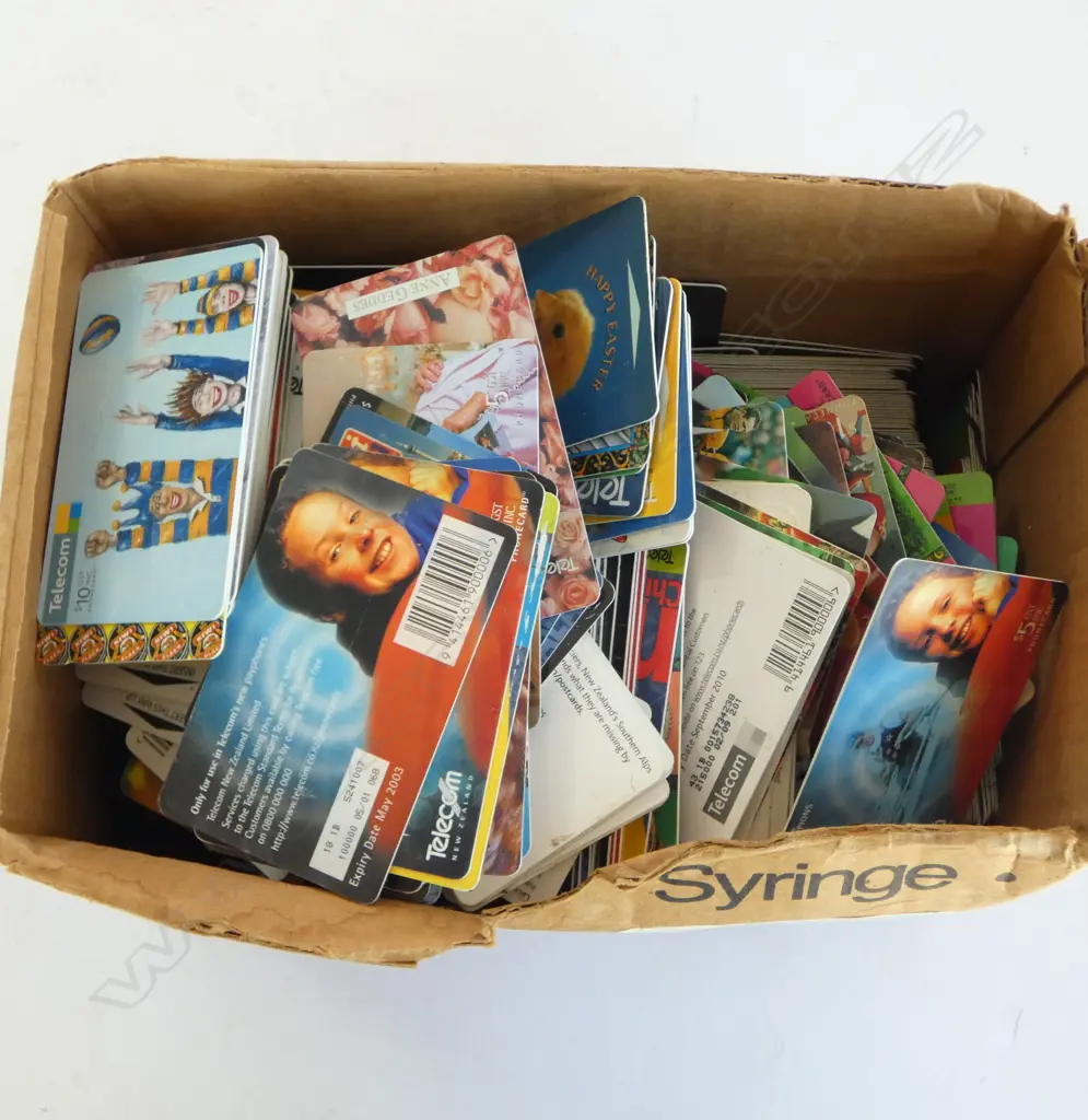 TWO BOXES OF TELECOM $5 & $10 PHONE CARDS Image 1++