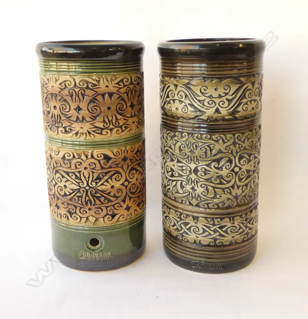 PR CERAMIC 'SARAWAK' UMBRELLA STANDS H.460mm Image 1++