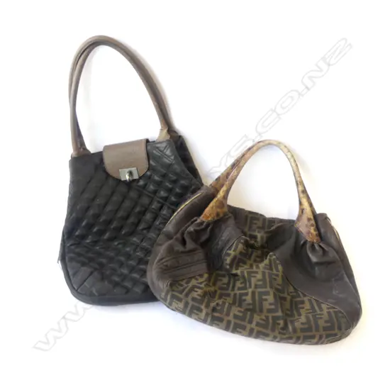 2 VINTAGE BAGS 