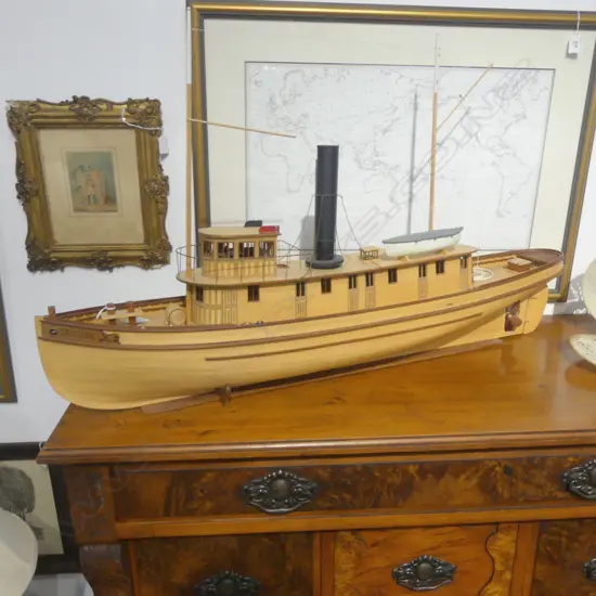    MODEL PLYWOOD BOAT L980mm