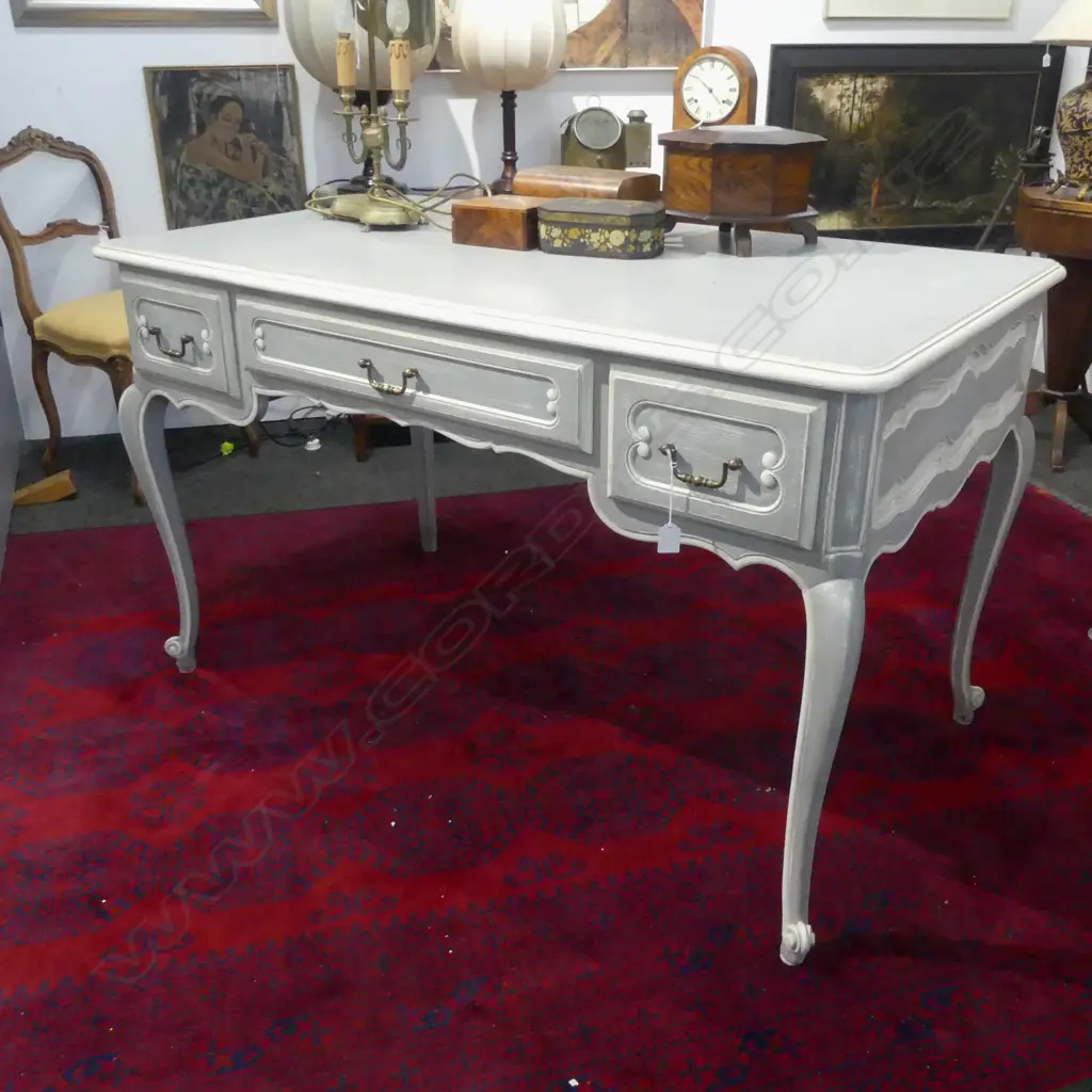 PAINTED FRENCH STYLE DESK 1300x740x780mm Image 1++