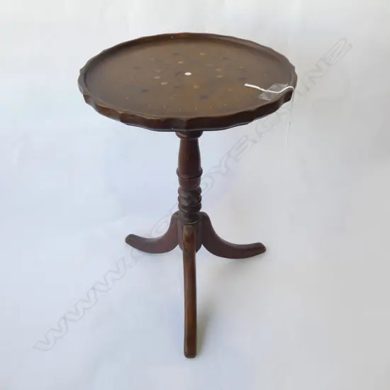 SMALL INLAID SIDE TABLE H.460mm Dia.300mm