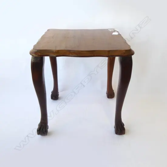 SMALL SIDE TABLE 350x350x400mm ball and claw feet