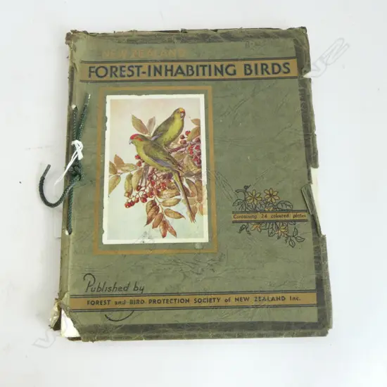 NEW ZEALAND FOREST-INHABITING BIRDS; PUBLISHED by FOREST AND BIRD N.Z., 3rd Ed. , 1959