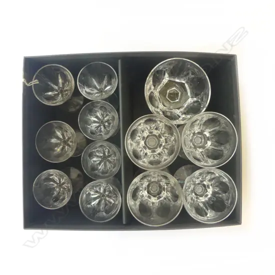 7&4&1 WATERFORD SWEET WINE GLASSES H120 & 100MM