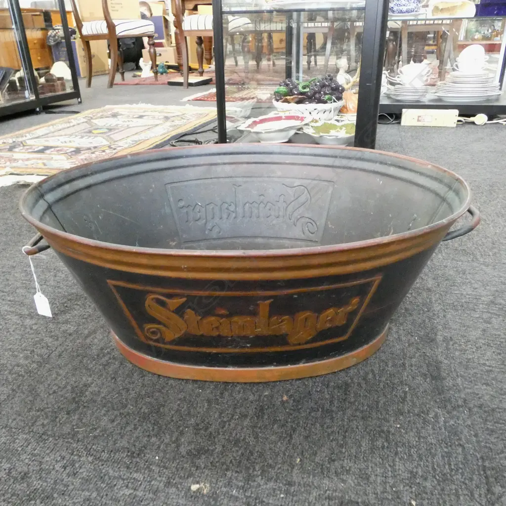   VINTAGE COPPER STEINLAGER ICE TUB W540mm Image 1++