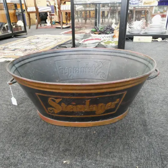   VINTAGE COPPER STEINLAGER ICE TUB W540mm