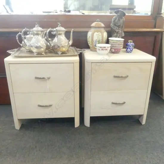PR LIME WASHED BEDSIDE CABINETS