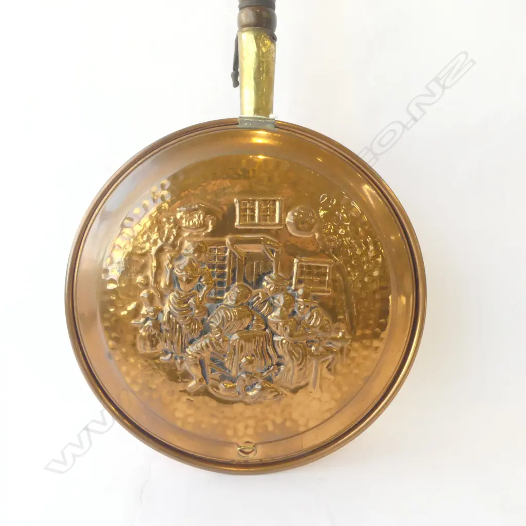 VINTAGE COPPER BEDWARMER Image 1++