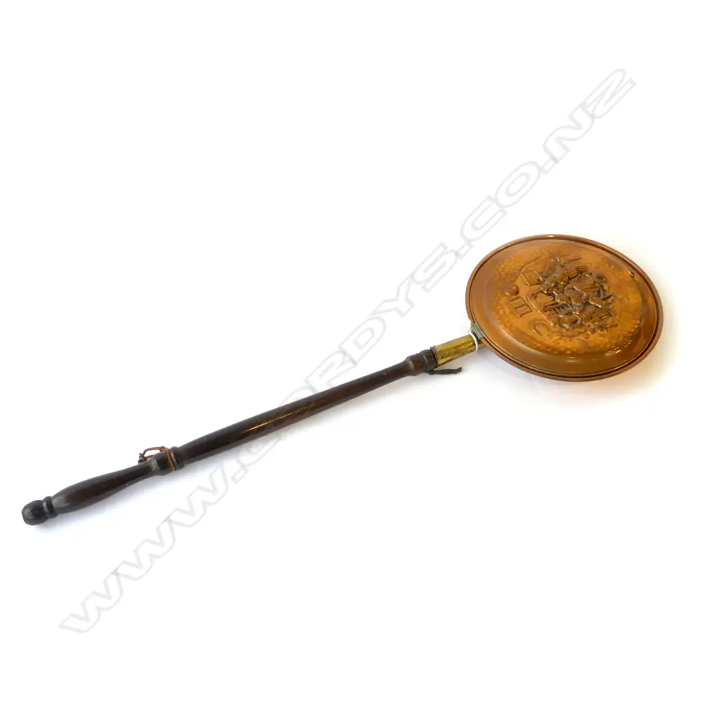 VINTAGE COPPER BEDWARMER Image 1++