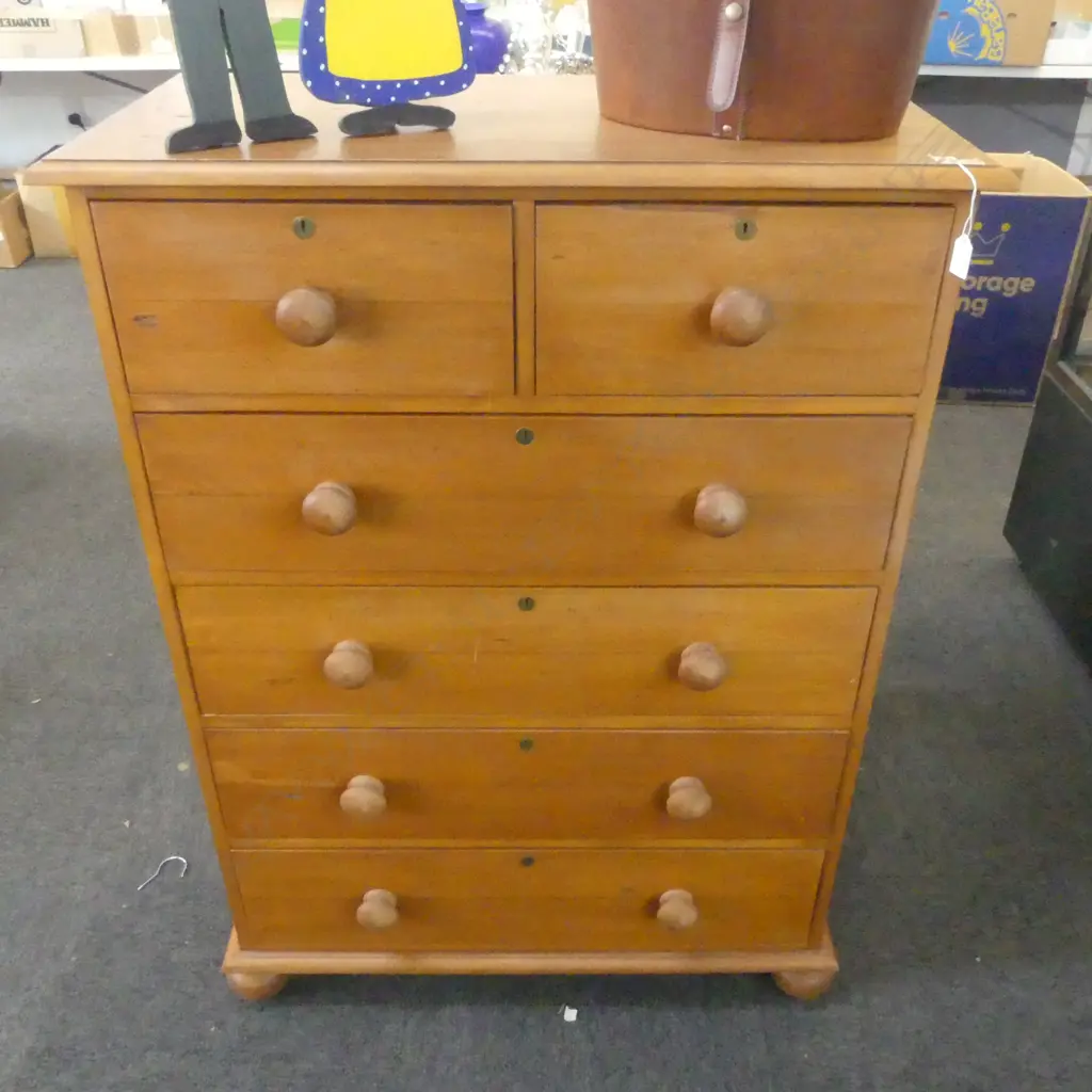 6 DRAWER CHEST OF DRAWERS 850x440x1180mm Image 1++