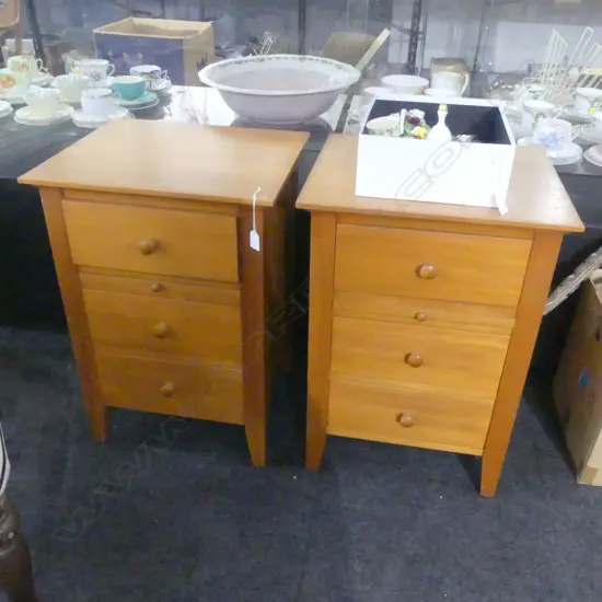 PR MULTI DRAWER BEDSIDE CABINETS ea with a single slide