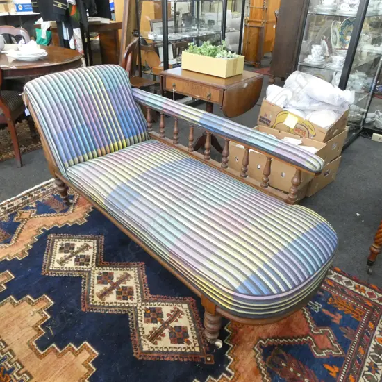 KAURI CHAISE LOUNGE, RAINBOW UPHOLSTERY, L.1740mm