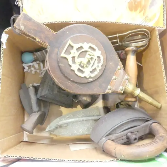 ASST CAST IRONS, WHISKS etc