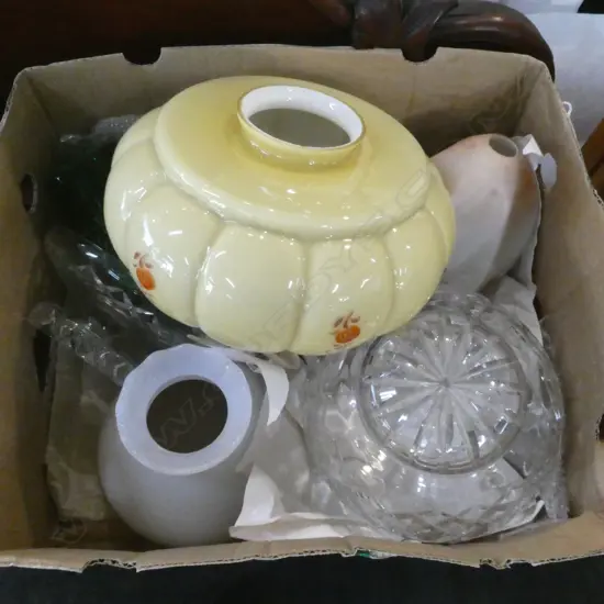 7 ASST. GLASS LIGHT SHADES 