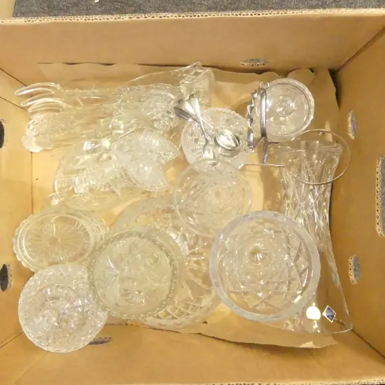 ASST. CRYSTAL & GLASSWARE