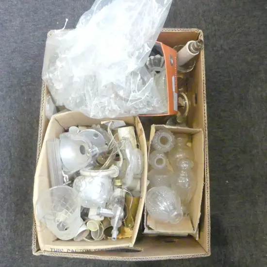 LARGE BOX CHANDERLER PARTS DROPS FITTINGS ETC