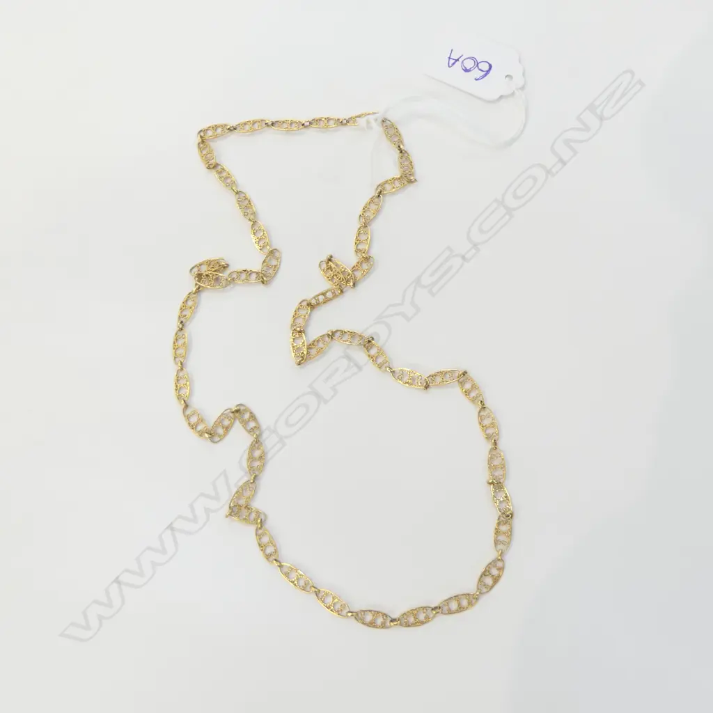 18ct Yellow Gold NECKLACE L.720mm. 18.64gms Image 1++