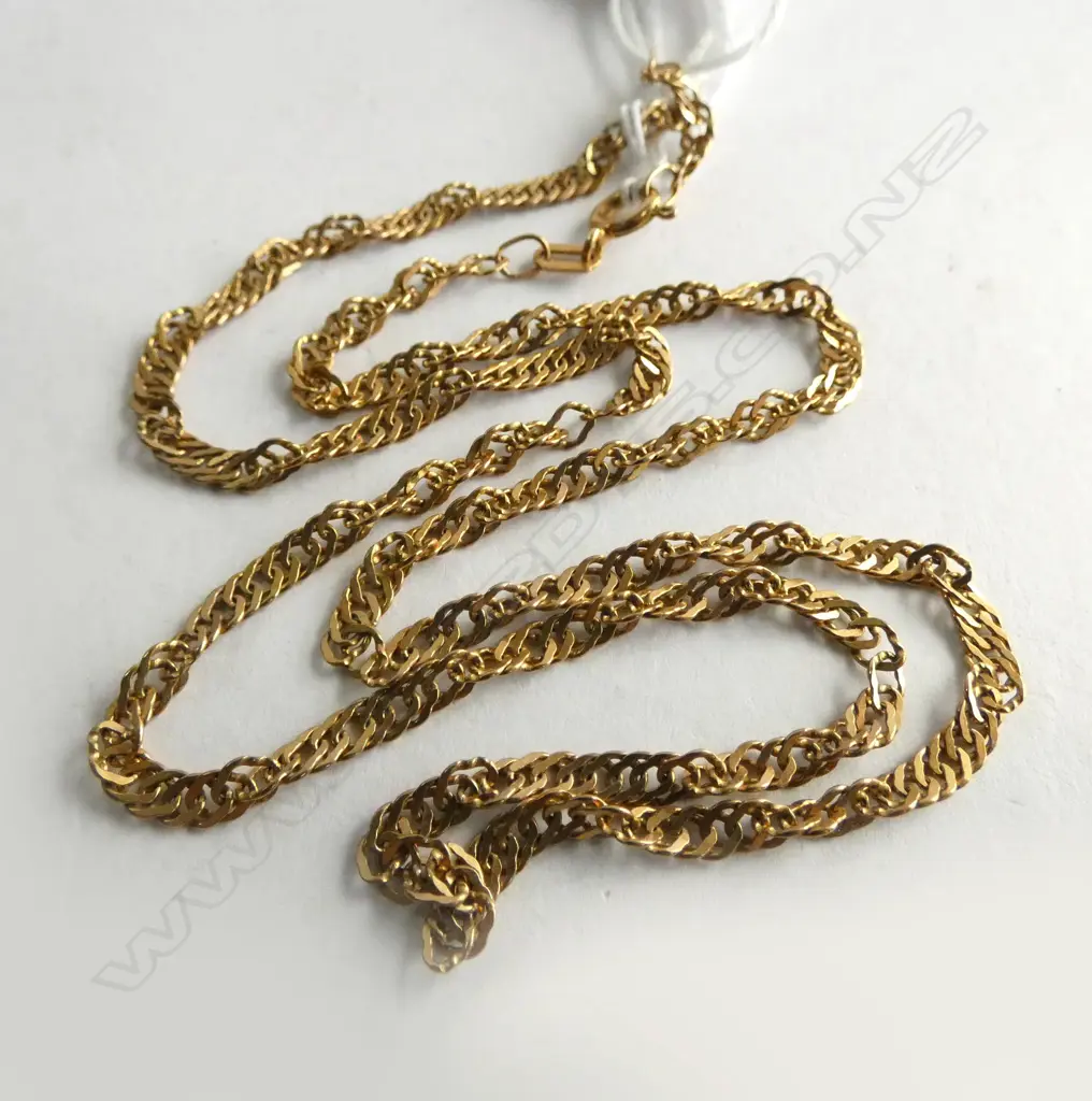 9ct YELLOW GOLD NECK CHAIN 5.7gms Image 1++