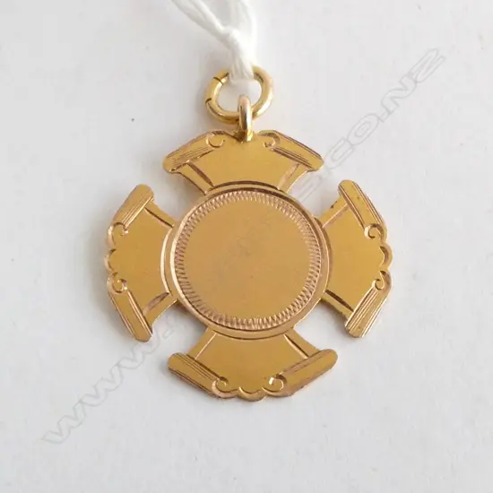 9ct ROSE GOLD MEDALLION 2.75gms
