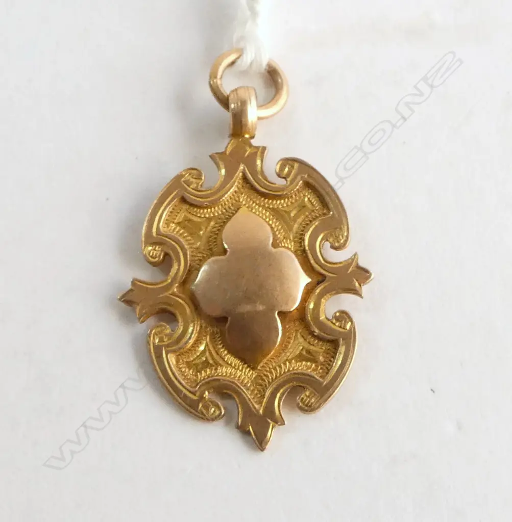 9ct ROSE GOLD MEDALLION 3.23gms Image 1++