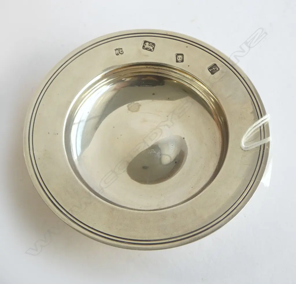SILVER SMALL 'ARMADA' DISH London 1971 Dia.108mm. 99gms Image 1++