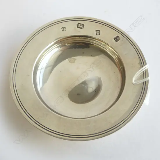 SILVER SMALL 'ARMADA' DISH London 1971 Dia.108mm. 99gms
