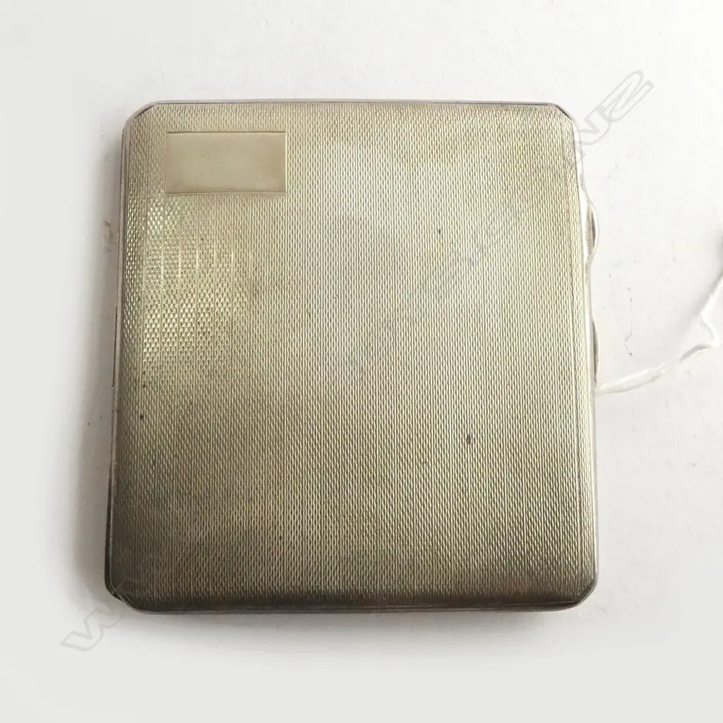 STG SILVER CIG. CASE, BIMRINGHAM 1937, 83gms Image 1++