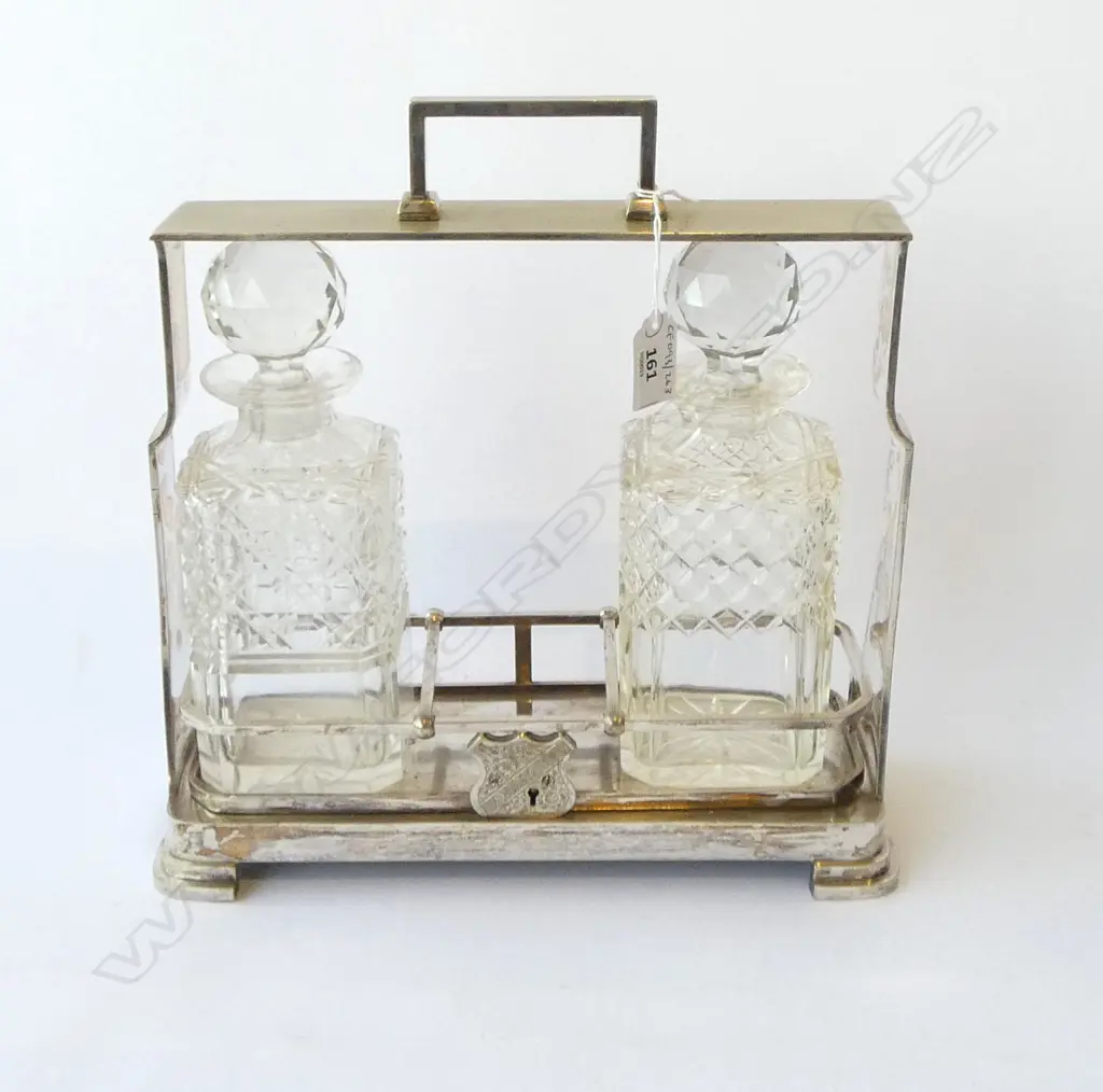 EDWARDIAN EP TANTALUS MIS-MATCHED DECANTERS H300 L300MM Image 1++